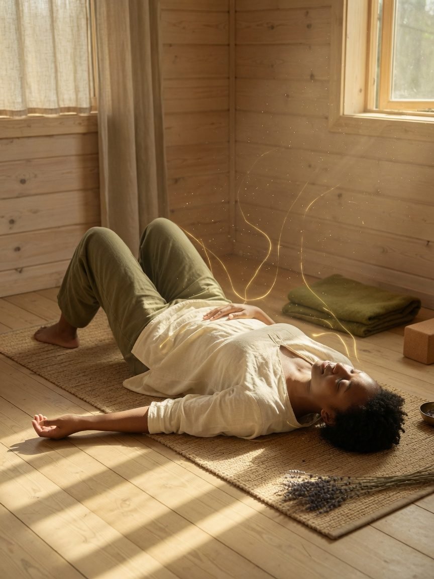Rest after the tremor — ease returning to the body.