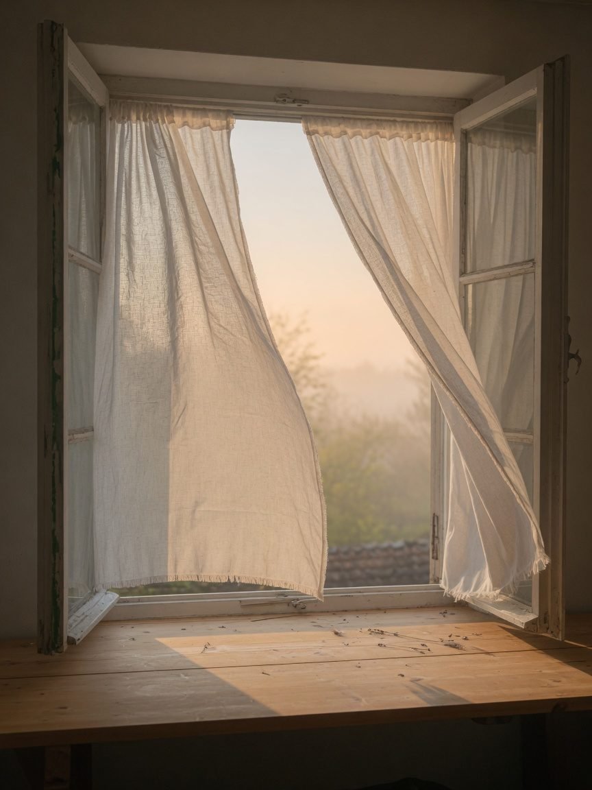 A window opening — everyday life letting more air in.