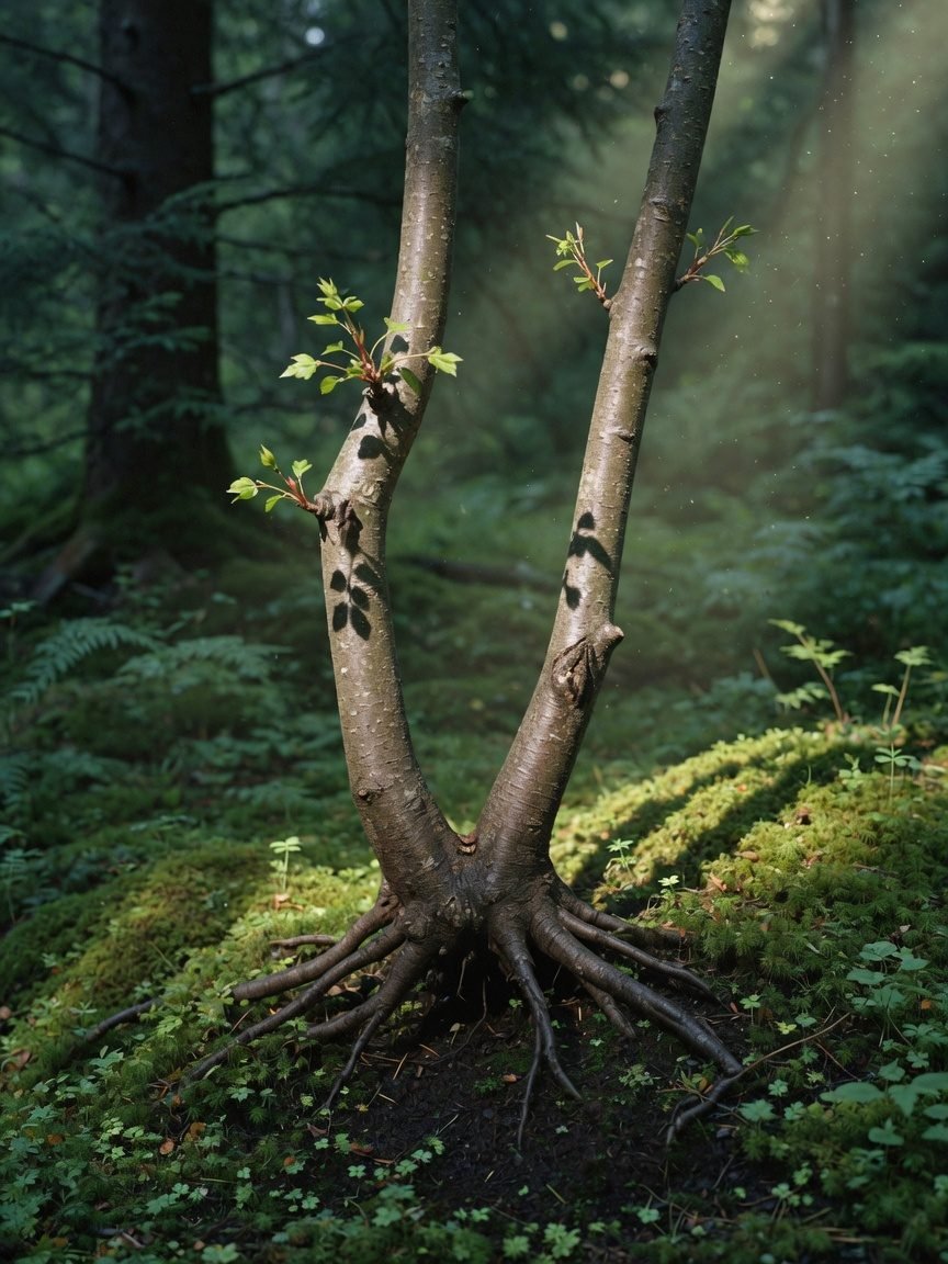 Two trunks, one root — both modalities work with this same reset.