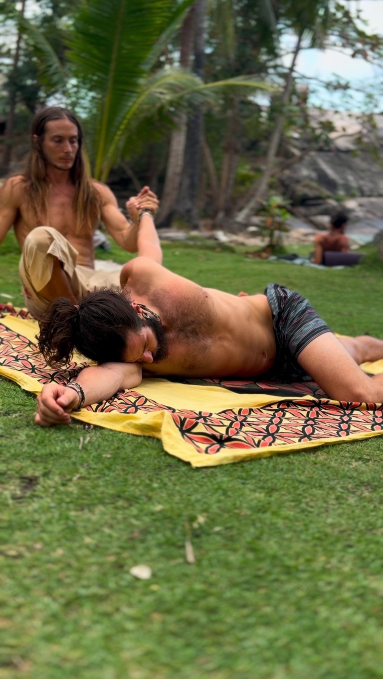Bodywork woven through a private retreat