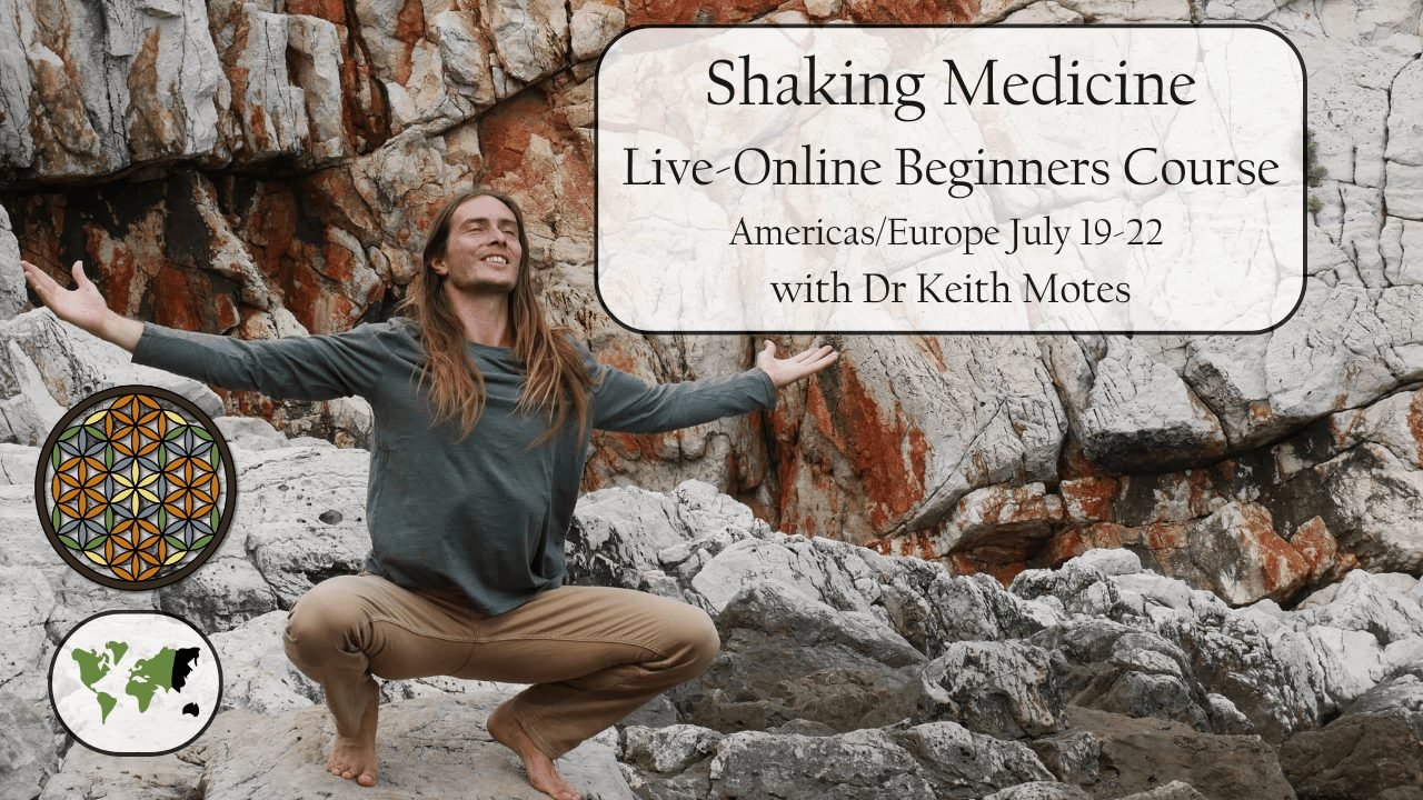Poster for the live online beginners course, 19–22 July, with Dr Keith Motes