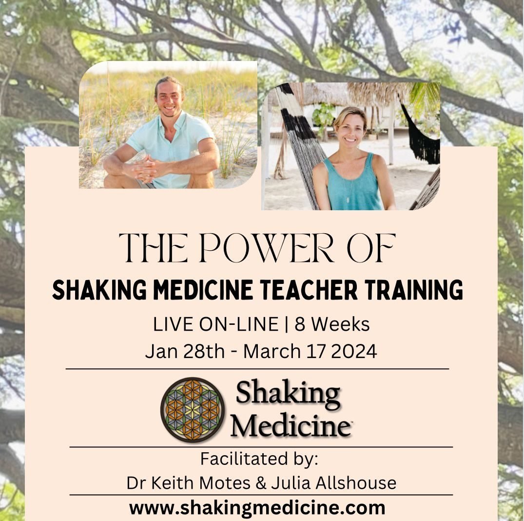 Poster for the eight-week teacher training with Dr Keith Motes and Julia Allshouse