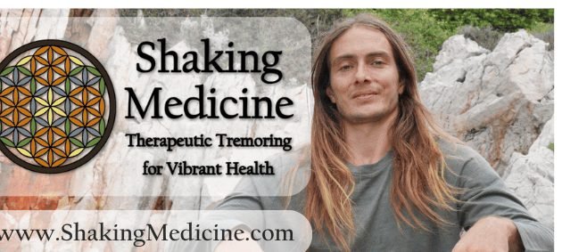 Dr Keith Motes with the Shaking Medicine mark, from the Ozora handout