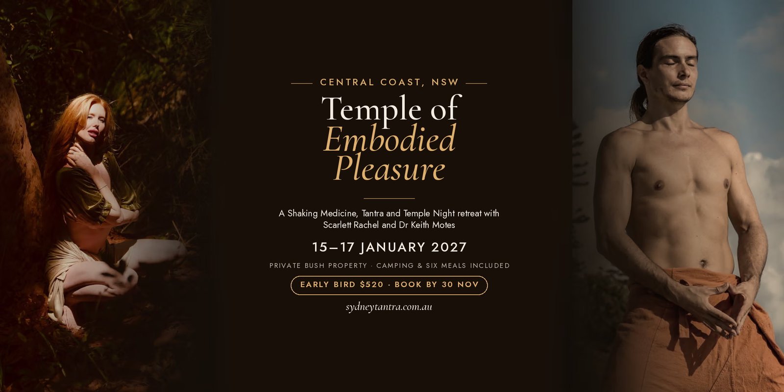 Temple of Embodied Pleasure, with Scarlett Rachel and Dr Keith Motes